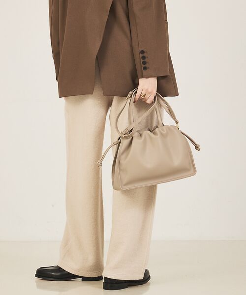 LOWELL Things / ロウェルシングス ショルダーバッグ | Poche/ドローストリングトートミニ | 詳細10