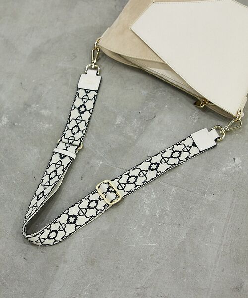 LOWELL Things / ロウェルシングス バッグ | 【単品】テープショルダー/オリジナル柄（ゴールド金具） | 詳細3