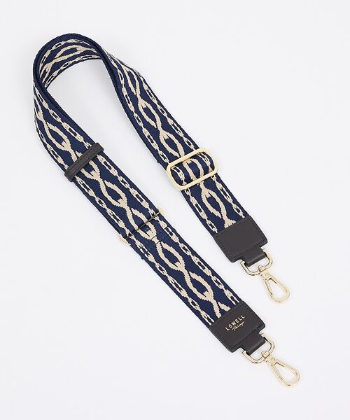 LOWELL Things / ロウェルシングス バッグ | 【単品】テープショルダー/オリジナル柄（ゴールド金具） | 詳細6