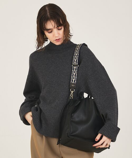 LOWELL Things / ロウェルシングス バッグ | 【単品】テープショルダー/オリジナル柄（ゴールド金具） | 詳細10