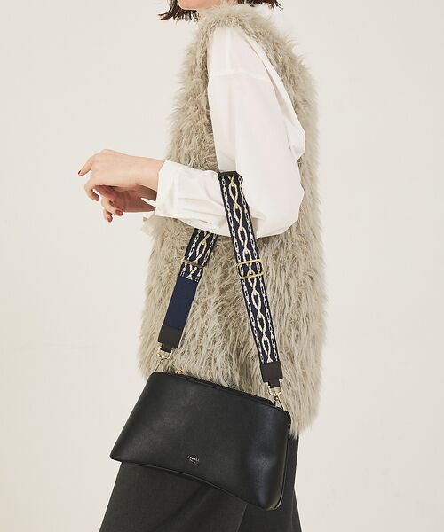 LOWELL Things / ロウェルシングス バッグ | 【単品】テープショルダー/オリジナル柄（ゴールド金具） | 詳細11