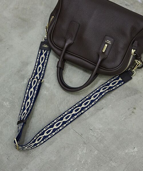 LOWELL Things / ロウェルシングス バッグ | 【単品】テープショルダー/オリジナル柄（ゴールド金具） | 詳細13