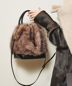 LOWELL Things / ロウェルシングス ショルダーバッグ | Linfa/ファー2WAYショルダー