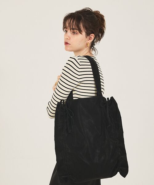 LOWELL Things / ロウェルシングス トートバッグ | SOEUR/シャーリングトート/A4/推し活/うちわもすっぽり | 詳細10