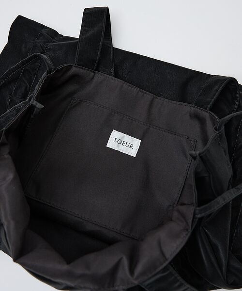 LOWELL Things / ロウェルシングス トートバッグ | SOEUR/シャーリングトート/A4/推し活/うちわもすっぽり | 詳細9