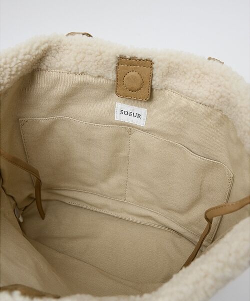 LOWELL Things / ロウェルシングス トートバッグ | ●SOEUR/ボアトートバッグ | 詳細23