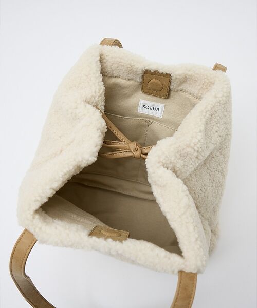 LOWELL Things / ロウェルシングス トートバッグ | ●SOEUR/ボアトートバッグ | 詳細24