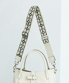 LOWELL Things / ロウェルシングス バッグ | 【単品】テープショルダー/オリジナル柄（シルバー金具）