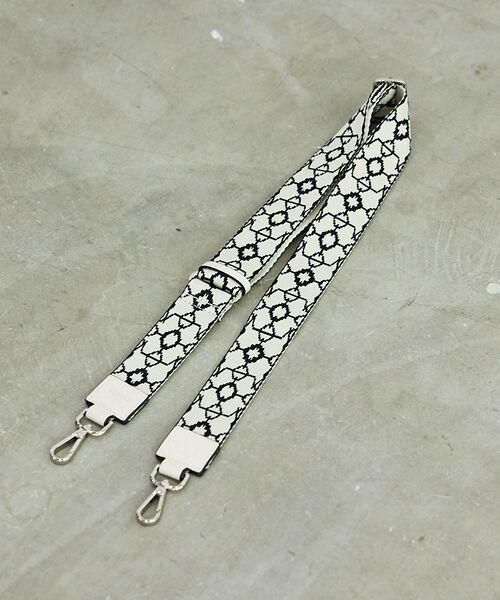 LOWELL Things / ロウェルシングス バッグ | 【単品】テープショルダー/オリジナル柄（シルバー金具） | 詳細1