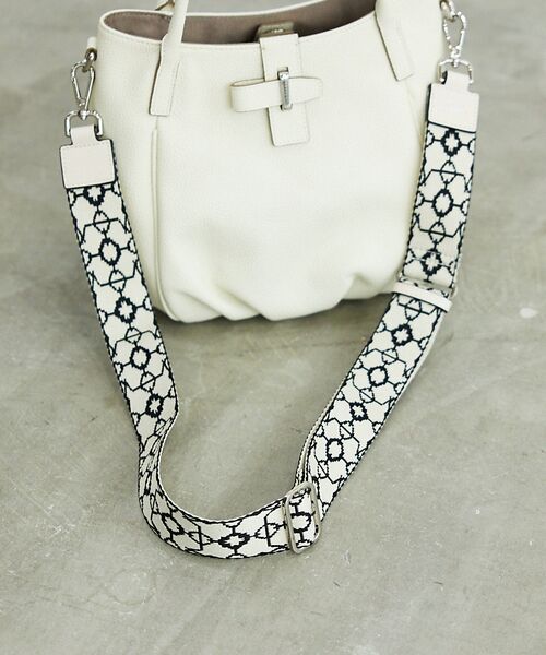 LOWELL Things / ロウェルシングス バッグ | 【単品】テープショルダー/オリジナル柄（シルバー金具） | 詳細2