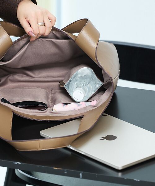 LOWELL Things / ロウェルシングス トートバッグ | 【kariさんコラボ】ポーチ付き多機能オープントート/A4/通勤/16インチPC | 詳細14