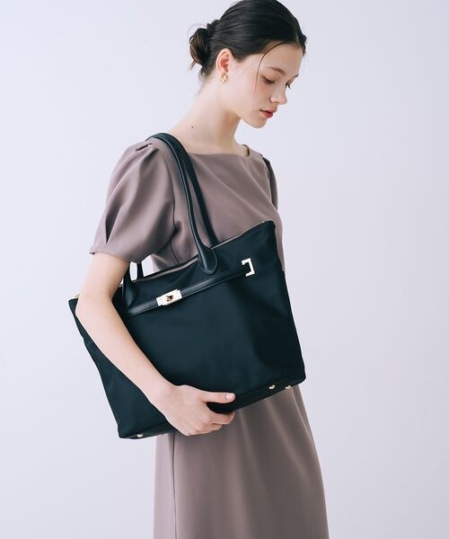 LOWELL Things / ロウェルシングス ビジネスバッグ | 【BLK追加予約/kariさんコラボ】多機能BELTEDナイロントート/A4/通 | 詳細11