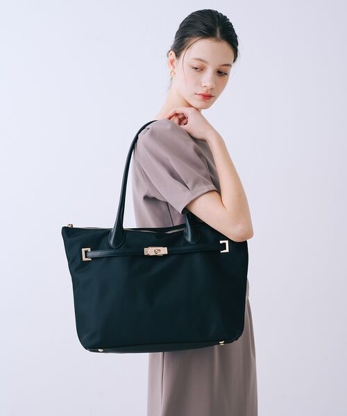 LOWELL Things / ロウェルシングス ビジネスバッグ | 【BLK追加予約/kariさんコラボ】多機能BELTEDナイロントート/A4/通 | 詳細12