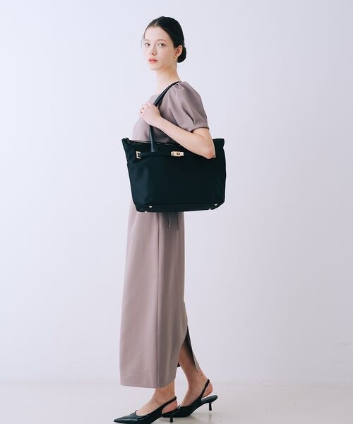 LOWELL Things / ロウェルシングス ビジネスバッグ | 【BLK追加予約/kariさんコラボ】多機能BELTEDナイロントート/A4/通 | 詳細14