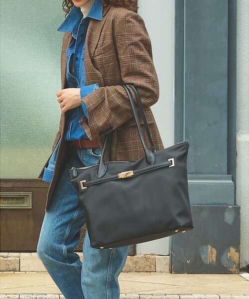 LOWELL Things / ロウェルシングス ビジネスバッグ | 【追加分/再入荷/kariさんコラボ】多機能BELTEDナイロントート/A4/通 | 詳細17