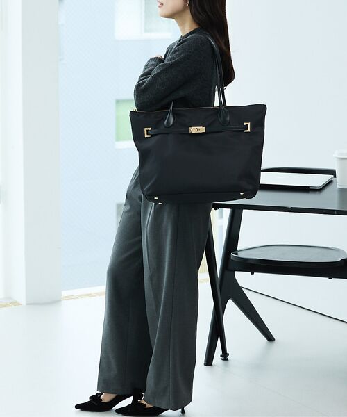 LOWELL Things / ロウェルシングス ビジネスバッグ | 【kariさんコラボ】多機能BELTEDナイロントート/A4/通勤/16インチP | 詳細2