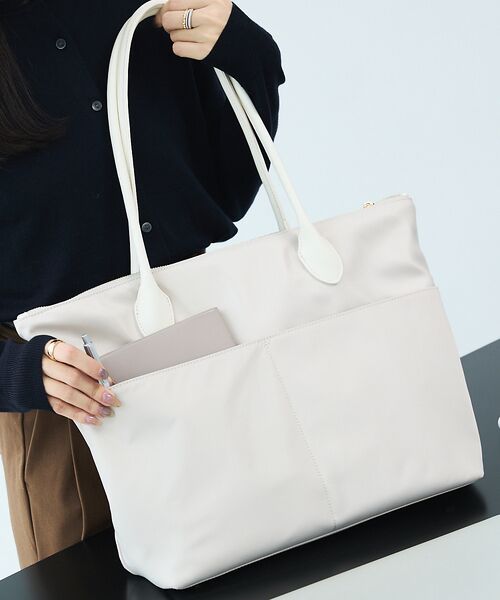 LOWELL Things / ロウェルシングス ビジネスバッグ | 【再入荷/kariさんコラボ】多機能BELTEDナイロントート/A4/通勤/16 | 詳細17