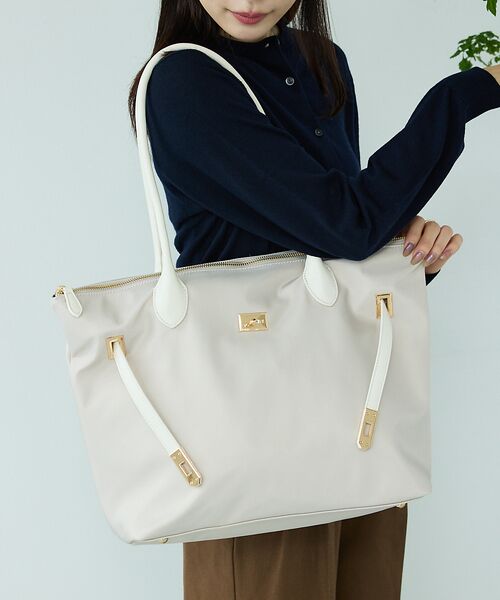 LOWELL Things / ロウェルシングス ビジネスバッグ | 【再入荷/kariさんコラボ】多機能BELTEDナイロントート/A4/通勤/16 | 詳細11