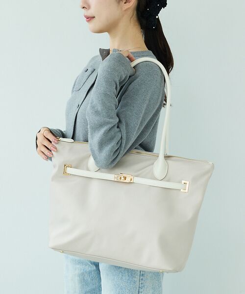 LOWELL Things / ロウェルシングス ビジネスバッグ | 【再入荷/kariさんコラボ】多機能BELTEDナイロントート/A4/通勤/16 | 詳細12