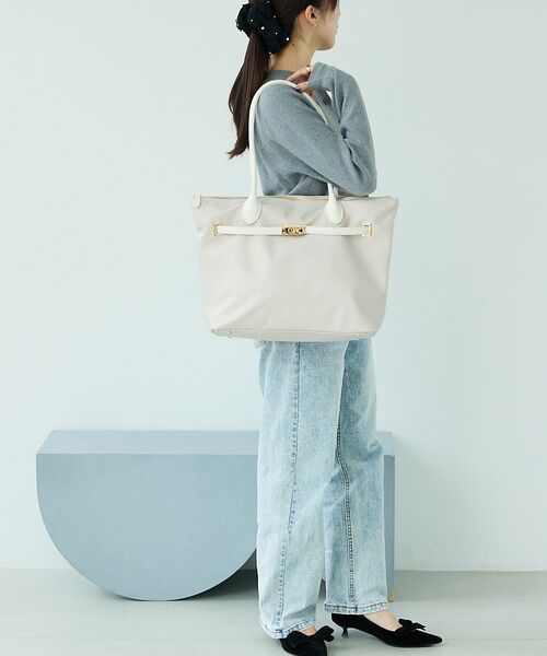 LOWELL Things / ロウェルシングス ビジネスバッグ | 【再入荷/kariさんコラボ】多機能BELTEDナイロントート/A4/通勤/16 | 詳細13