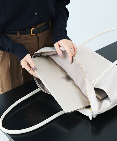 LOWELL Things / ロウェルシングス ビジネスバッグ | 【再入荷/kariさんコラボ】多機能BELTEDナイロントート/A4/通勤/16 | 詳細14