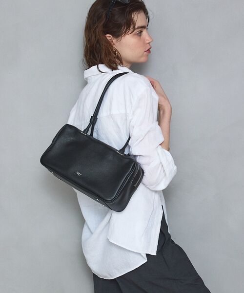 LOWELL Things / ロウェルシングス ボストンバッグ | Raffy/レザースクエアボストン | 詳細11