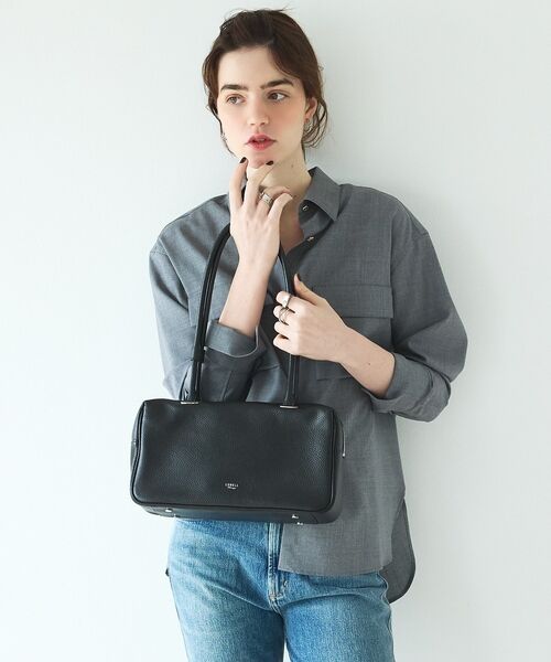 LOWELL Things / ロウェルシングス ボストンバッグ | Raffy/レザースクエアボストン | 詳細8