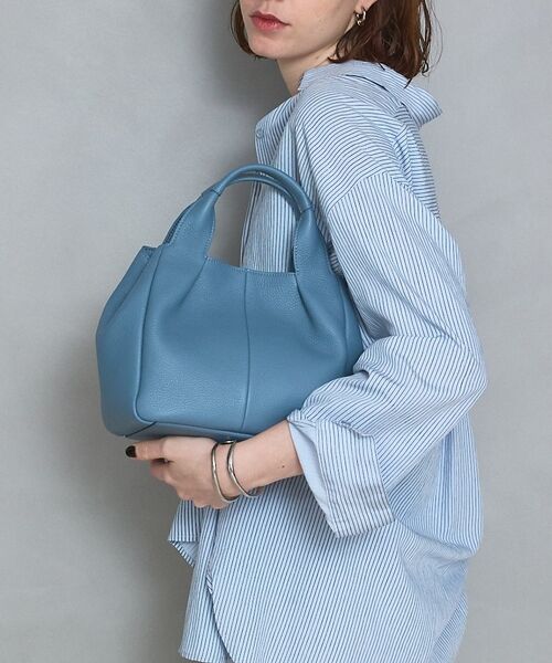 LOWELL Things / ロウェルシングス トートバッグ | Mellow/ソフトレザーオープントート/ミニ【予約】（ブルー）