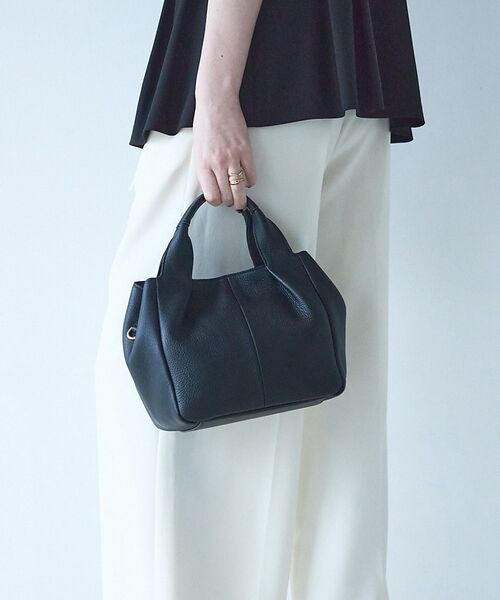 LOWELL Things / ロウェルシングス トートバッグ | Mellow/ソフトレザーオープントート/ミニ【予約】（ブラック）