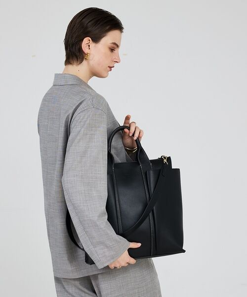 LOWELL Things / ロウェルシングス トートバッグ | Ordi/ダブルポケット2WAYトートL【予約】 | 詳細2
