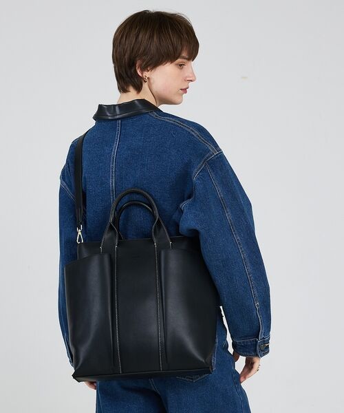 LOWELL Things / ロウェルシングス トートバッグ | Ordi/ダブルポケット2WAYトートL【予約】 | 詳細4