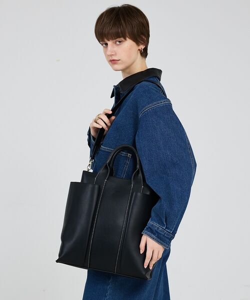 LOWELL Things / ロウェルシングス トートバッグ | Ordi/ダブルポケット2WAYトートL【予約】 | 詳細5
