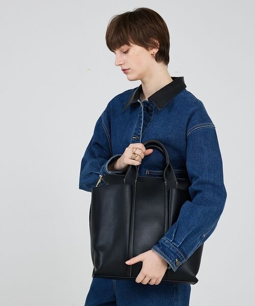 LOWELL Things / ロウェルシングス トートバッグ | Ordi/ダブルポケット2WAYトートL【予約】 | 詳細6