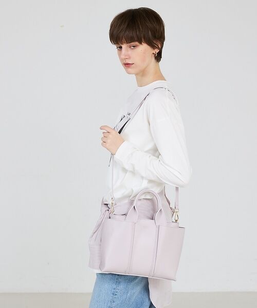 LOWELL Things / ロウェルシングス ショルダーバッグ | Ordi/ダブルポケット2WAYトート | 詳細12