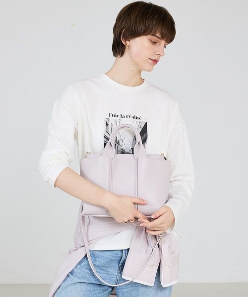 LOWELL Things / ロウェルシングス ショルダーバッグ | Ordi/ダブルポケット2WAYトート | 詳細13