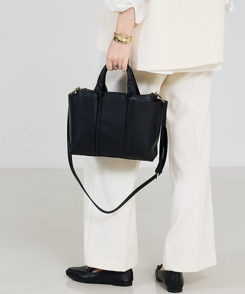 LOWELL Things / ロウェルシングス ショルダーバッグ | Ordi/ダブルポケット2WAYトート | 詳細5