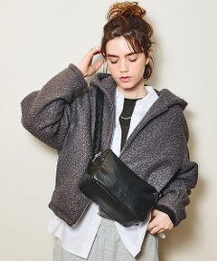 LOWELL Things / ロウェルシングス ショルダーバッグ | Frec/Wファスナースクエアショルダー