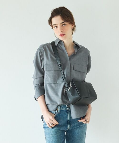 LOWELL Things / ロウェルシングス ショルダーバッグ | Frec/Wファスナースクエアショルダー | 詳細1