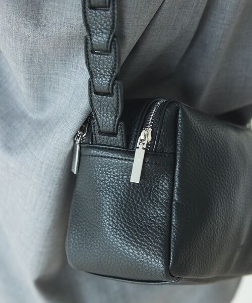 LOWELL Things / ロウェルシングス ショルダーバッグ | Frec/Wファスナースクエアショルダー | 詳細4
