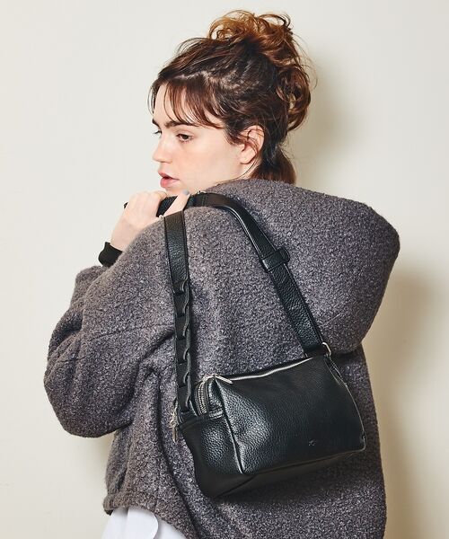 LOWELL Things / ロウェルシングス ショルダーバッグ | Frec/Wファスナースクエアショルダー | 詳細6