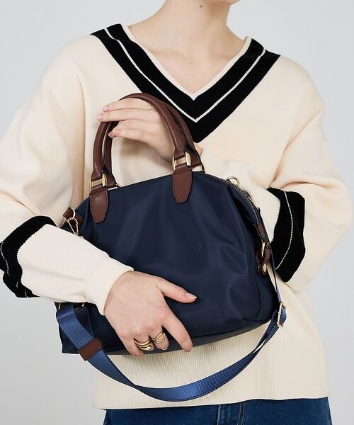 LOWELL Things / ロウェルシングス ボストンバッグ | Porta/ナイロン2WAYボストン（ネイビー）