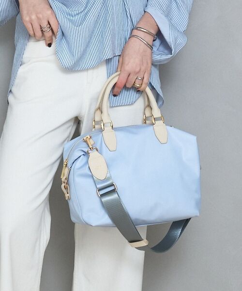 LOWELL Things / ロウェルシングス ボストンバッグ | Porta/ナイロン2WAYボストン（ライトブルー）