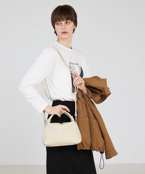 LOWELL Things / ロウェルシングス ショルダーバッグ | Muget/ダブルハンドルミニショルダーBAG | 詳細12