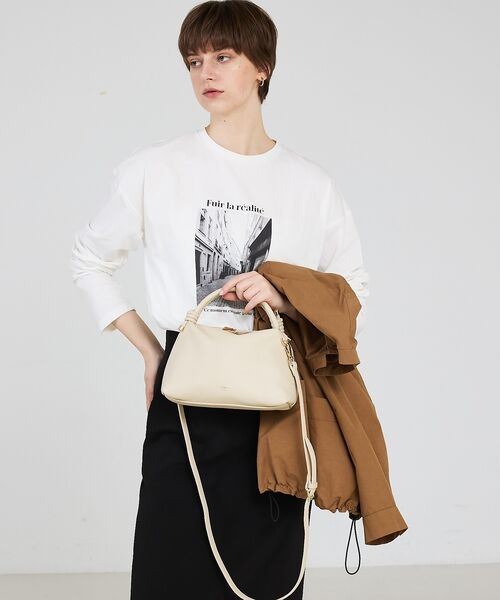 LOWELL Things / ロウェルシングス ショルダーバッグ | Muget/ダブルハンドルミニショルダーBAG | 詳細14