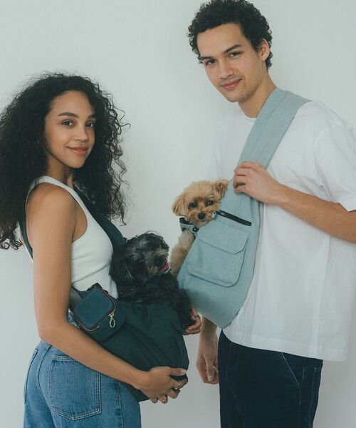 LOWELL Things / ロウェルシングス ペットグッズ | MATIE/ ペットキャリースリングバッグ/デニム【Direction by 有 | 詳細1