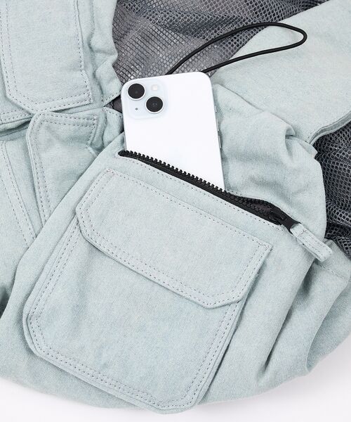 LOWELL Things / ロウェルシングス ペットグッズ | MATIE/ ペットキャリースリングバッグ/デニム【Direction by 有 | 詳細10