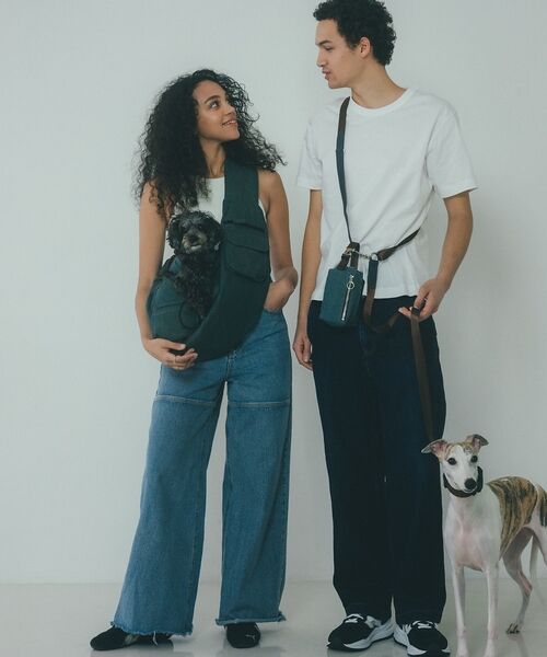 LOWELL Things / ロウェルシングス ペットグッズ | MATIE/ ペットキャリースリングバッグ/デニム【Direction by 有 | 詳細2