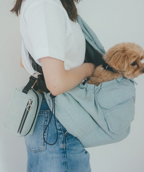 LOWELL Things / ロウェルシングス ペットグッズ | MATIE/ ペットキャリースリングバッグ/デニム【Direction by 有 | 詳細4