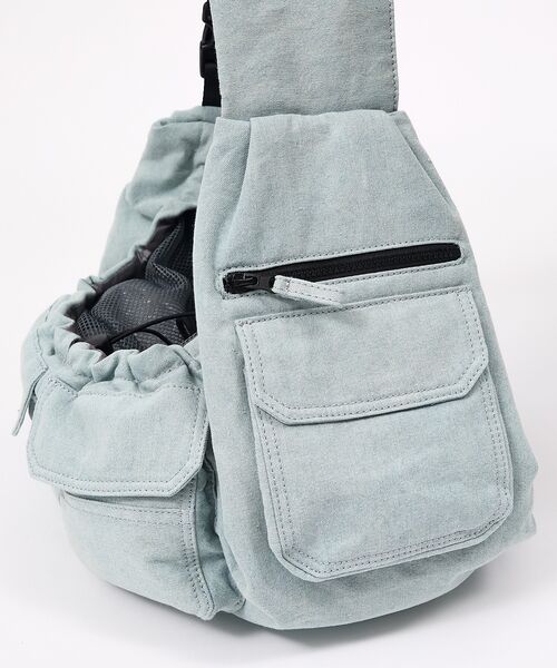 LOWELL Things / ロウェルシングス ペットグッズ | MATIE/ ペットキャリースリングバッグ/デニム【Direction by 有 | 詳細7