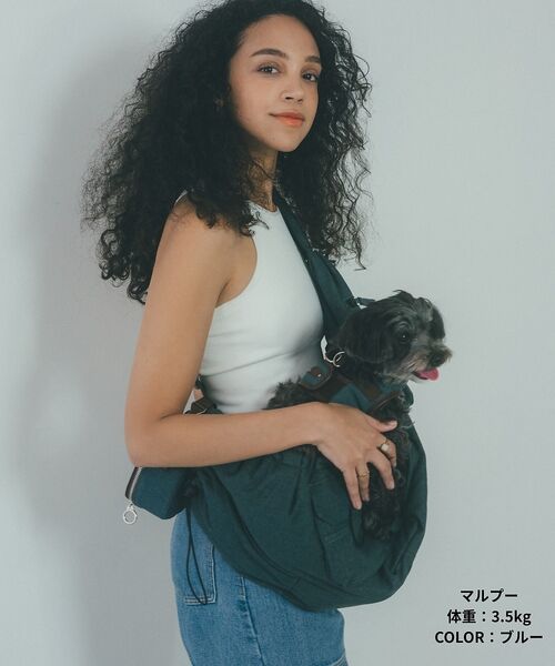 LOWELL Things / ロウェルシングス ペットグッズ | MATIE/ ペットキャリースリングバッグ/デニム【Direction by 有 | 詳細30